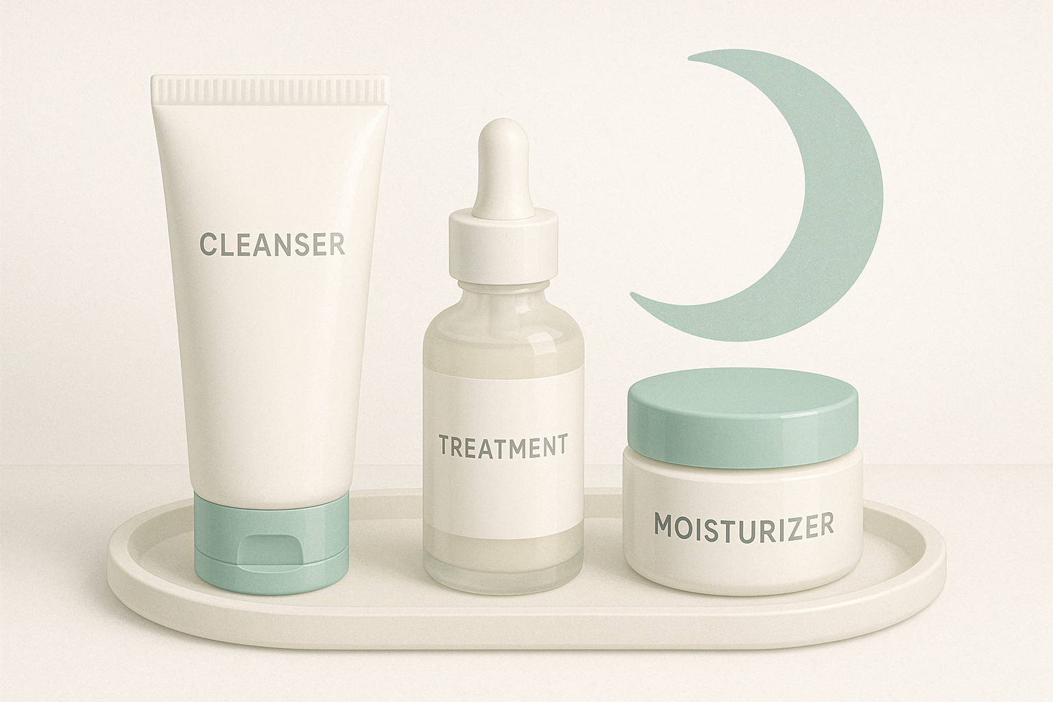 Evening routine illustration